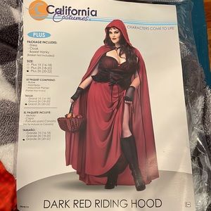 California Costumes 3X Dark Red Riding Hood